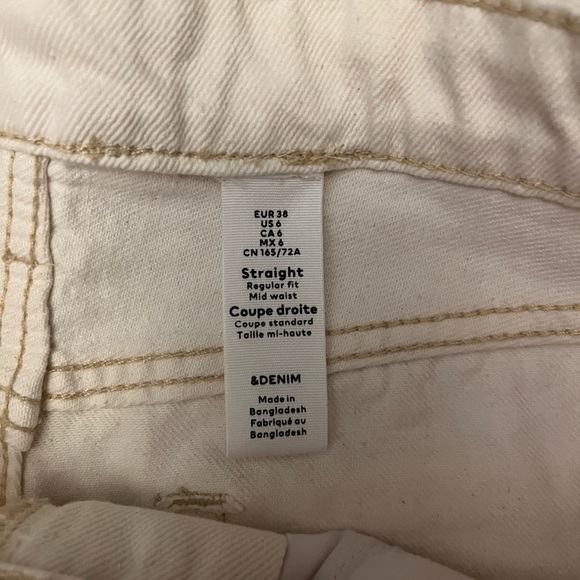 BNWT H&M Straight-leg Mid-rise Jeans - Picture 6 of 10